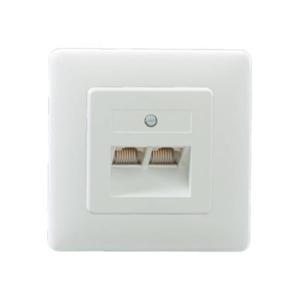 Rutenbeck UAE 8/8(8/8) Up rw Netwerkdoos Inbouw (in muur) Inzet met centraalstuk en frame Wit