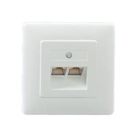 Rutenbeck UAE 8/8(8/8) Up rw Netwerkdoos Inbouw (in muur) Inzet met centraalstuk en frame Wit