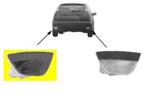 Mistachterlicht links IN BUMPER (3/5-deurs) tot bouwjaar 1e maand 2008 1858929