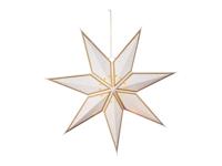 LIVARNO home LED-kerstster (Kader/crèmewit/goud) LIVARNO home LED-kerstster (Kader/crèmewit/goud)