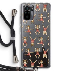 Gymboys: Xiaomi Redmi Note 10 Pro Transparant Hoesje met koord