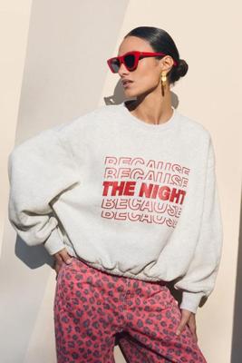 By-Bar bodil nights sweater | light grey melee