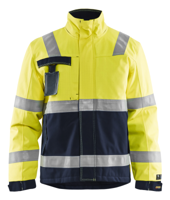 Blåkläder Multinorm Winterjas 40681530 | High-Vis Geel/Marineblauw | Maat 4XL - 7330509391228