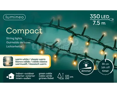 Compactverlichting 350 LED 7,5m WW+CW