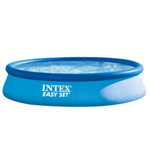 Intex Opblaaszwembad zonder pomp 28143np easy 396 x 84 cm blauw