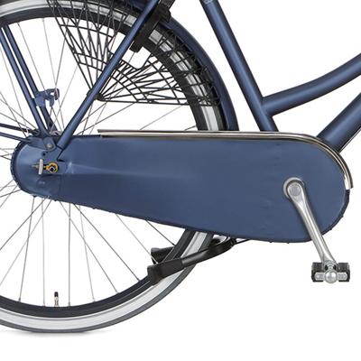 Cortina kettingkast lakdoek roots trans polish blue matt