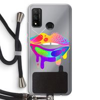 Lip Palette: Huawei P Smart (2020) Transparant Hoesje met koord