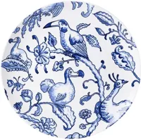 Heinen Delfts Blauw wandbord keramiek vrije vogels 20.5cm delfts blauw