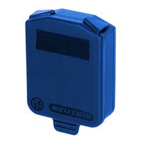 Neutrik SCDX-6 Afdekkapje blauw