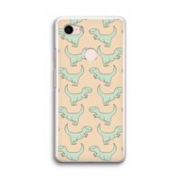 Dinos: Google Pixel 3 Transparant Hoesje Dinos: Google Pixel 3 Transparant Hoesje
