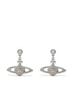 Vivienne Westwood boucles d'oreilles Orb à ornements en cristal - Argent