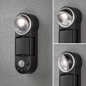 Konstsmide Prato 7696-750 LED-buitenschijnwerper met bewegingsmelder 1 W Warmwit