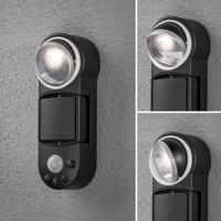 Konstsmide Prato 7696-750 LED-buitenschijnwerper met bewegingsmelder 1 W Warmwit