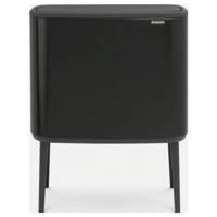 brabantia Bo Touch Bin 315824 Afvalbak 36 l Staal (l x b x h) 312 x 540 x 680 mm Zwart 1 stuk(s)