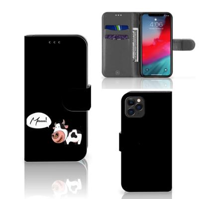 Apple iPhone 11 Pro Leuk Hoesje Cow Apple iPhone 11 Pro Leuk Hoesje Cow