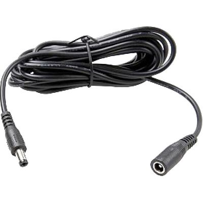 Voeding Verlengkabel 3 meter zwart (stekker 5.5 x 2.1mm)