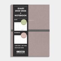 A5 Agenda 2025 - 2026 met Notitieboek