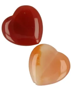Edelsteen Losse Kralen Carneool Hart (20 mm) - per stuk