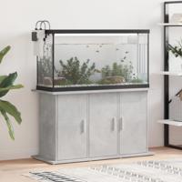 VidaXL Aquariumstandaard betongrijs 101x41x58 cm bewerkt hout