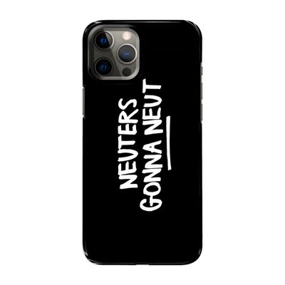 Neuters (zwart): Volledig geprint iPhone 12 Pro Max Hoesje