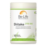 Be-Life Shitake 2700 Bio 60 Plantaardige Capsules