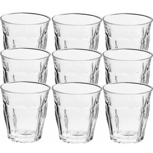 18x Drinkglazen/waterglazen transparant 310 ml Picardie