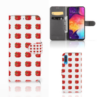 Samsung Galaxy A50 Book Cover Paprika Red