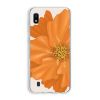 Orange Ellila flower: Samsung Galaxy A10 Transparant Hoesje
