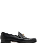 TOM FORD mocassins en cuir à détail de chaîne - Noir - thumbnail