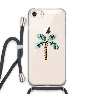 Palmboom: iPhone 7 Transparant Hoesje met koord