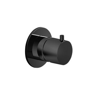 Stopkraan Hotbath Cobber Inbouw Thermostaat Zwart Chroom (excl. inbouwdeel)