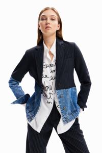 Hybride denim blazer - BLUE - 36