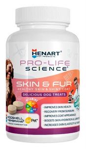 Henart pro life science hond huid en vacht (150 GR 100 TBL)