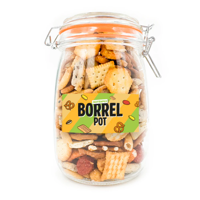 Snoeppot weck "Borrelpot" borrelmix
