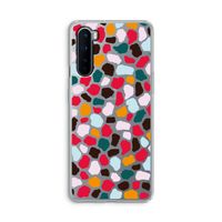 Colored Giraffe: OnePlus Nord Transparant Hoesje Colored Giraffe: OnePlus Nord Transparant Hoesje