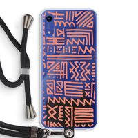 Marrakech Pink: Honor Play 8A Transparant Hoesje met koord