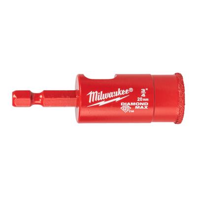 Milwaukee Boren | DIAMOND MAX™ | 1/4" nat/droog | 20 mm 1/4" Hex - 4932498348
