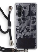 Moroccan Print: Xiaomi Mi Note 10 Pro Transparant Hoesje met koord