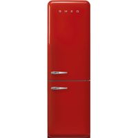 Smeg FAB32RRD5 combi-koelkast Vrijstaand Rood 331 l A+++ - thumbnail