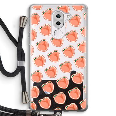 Just peachy: Honor 6X Transparant Hoesje met koord