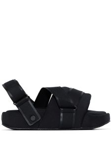 Y-3 sandales à design à brides - Noir