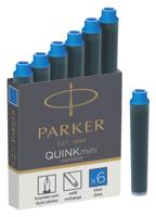 Inktpatroon Parker Quink mini tbv Parker esprit koningsblauw pak à 6..