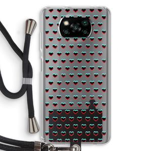 Hartjes: Xiaomi Poco X3 NFC Transparant Hoesje met koord