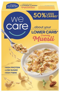 WeCare Lower Carb Crunchy Muesli