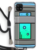 Chug Bottle: Samsung Galaxy A22 5G Transparant Hoesje met koord