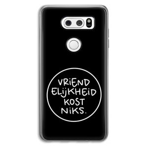 Vriendelijkheid: LG V30 Transparant Hoesje
