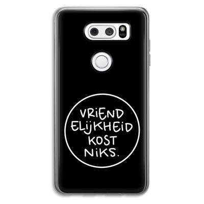 Vriendelijkheid: LG V30 Transparant Hoesje