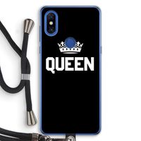 Queen zwart: Xiaomi Mi Mix 3 Transparant Hoesje met koord