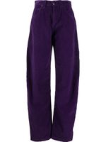 DARKPARK pantalon fuselé en velours côtelé - Violet