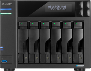 Asustor LOCKERSTOR 6 NAS Desktop Ethernet LAN Zwart N5105